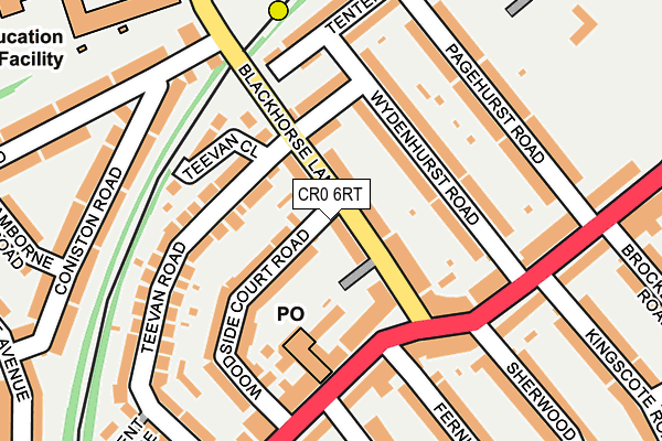 CR0 6RT map - OS OpenMap – Local (Ordnance Survey)