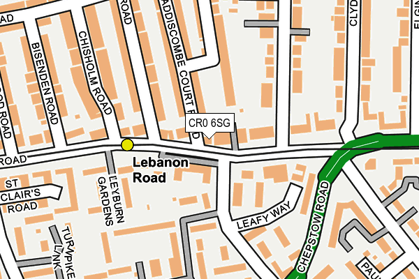 CR0 6SG map - OS OpenMap – Local (Ordnance Survey)