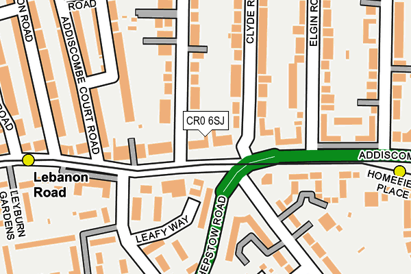 CR0 6SJ map - OS OpenMap – Local (Ordnance Survey)