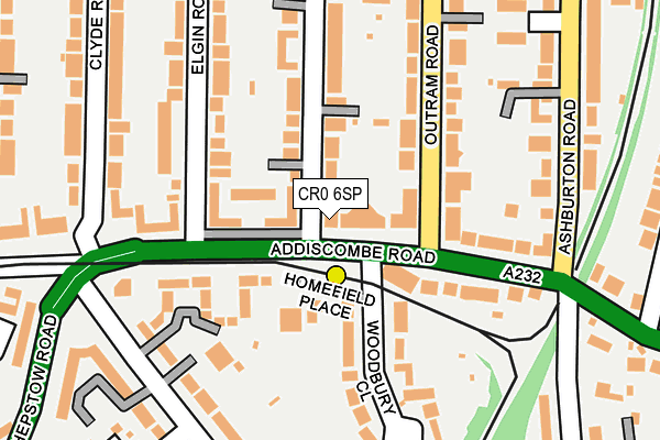 CR0 6SP map - OS OpenMap – Local (Ordnance Survey)
