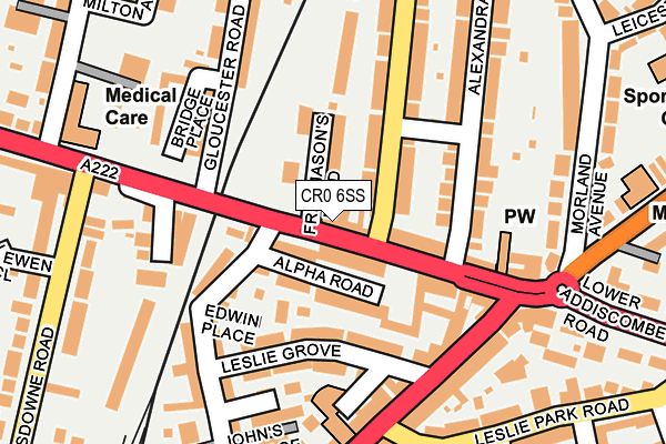 CR0 6SS map - OS OpenMap – Local (Ordnance Survey)