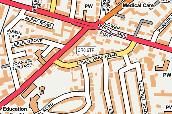 CR0 6TP map - OS OpenMap – Local (Ordnance Survey)