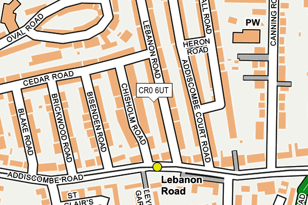 CR0 6UT map - OS OpenMap – Local (Ordnance Survey)