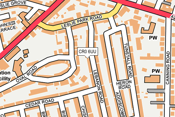 CR0 6UU map - OS OpenMap – Local (Ordnance Survey)