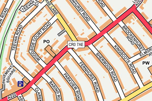 Map of PRO & PAM LTD at local scale