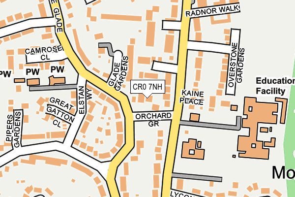 CR0 7NH map - OS OpenMap – Local (Ordnance Survey)