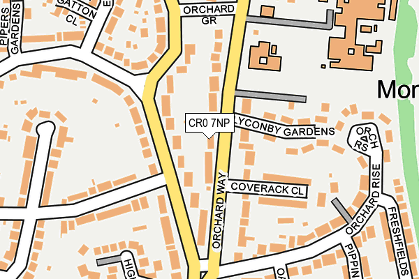 CR0 7NP map - OS OpenMap – Local (Ordnance Survey)