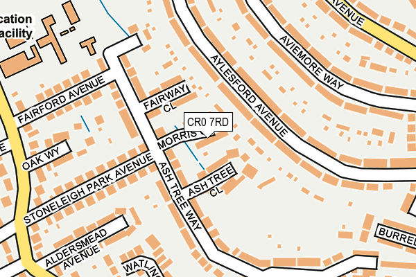 CR0 7RD map - OS OpenMap – Local (Ordnance Survey)