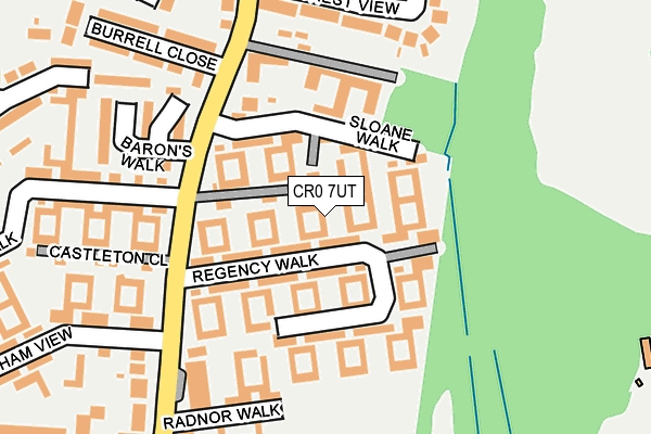 CR0 7UT map - OS OpenMap – Local (Ordnance Survey)