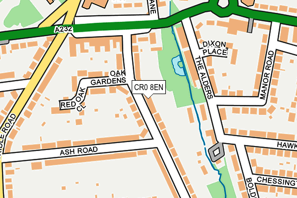 CR0 8EN map - OS OpenMap – Local (Ordnance Survey)