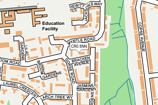 CR0 8NN map - OS OpenMap – Local (Ordnance Survey)