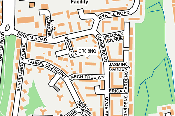 CR0 8NQ map - OS OpenMap – Local (Ordnance Survey)