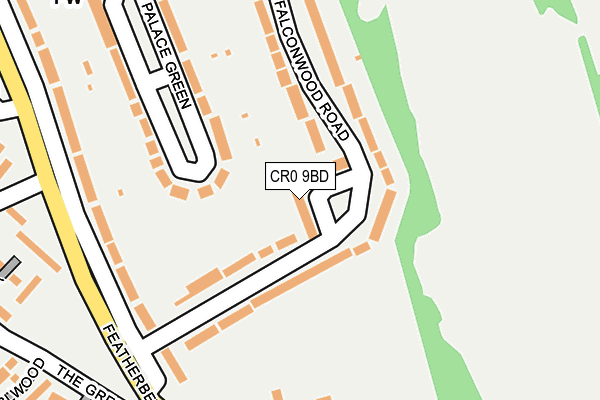 CR0 9BD map - OS OpenMap – Local (Ordnance Survey)