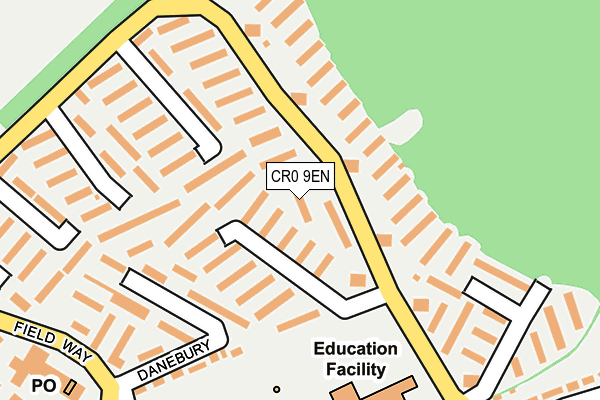 CR0 9EN map - OS OpenMap – Local (Ordnance Survey)