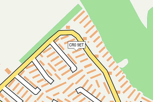 CR0 9ET map - OS OpenMap – Local (Ordnance Survey)