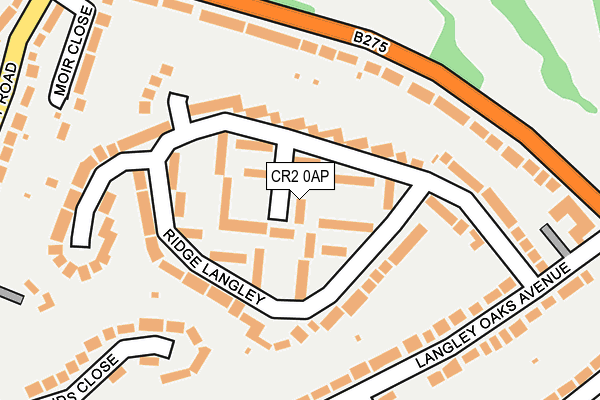 CR2 0AP map - OS OpenMap – Local (Ordnance Survey)