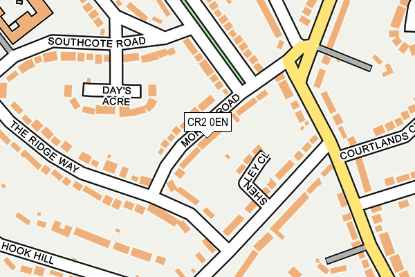 CR2 0EN map - OS OpenMap – Local (Ordnance Survey)