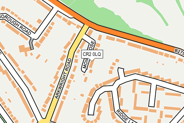 CR2 0LQ map - OS OpenMap – Local (Ordnance Survey)