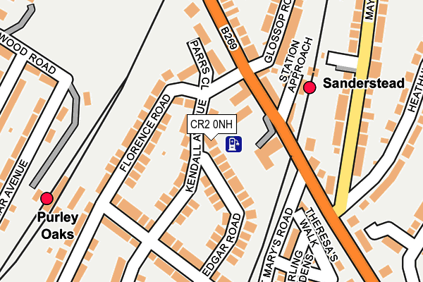 CR2 0NH map - OS OpenMap – Local (Ordnance Survey)