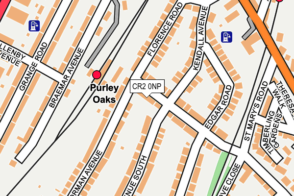 CR2 0NP map - OS OpenMap – Local (Ordnance Survey)