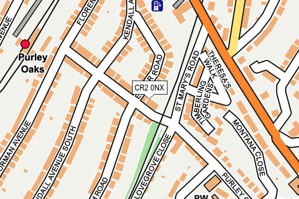 CR2 0NX map - OS OpenMap – Local (Ordnance Survey)