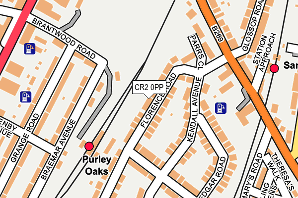 CR2 0PP map - OS OpenMap – Local (Ordnance Survey)