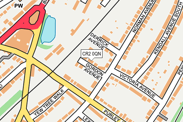 CR2 0QN map - OS OpenMap – Local (Ordnance Survey)