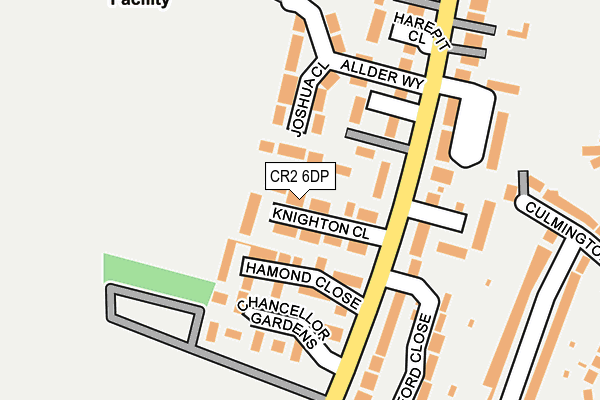 CR2 6DP map - OS OpenMap – Local (Ordnance Survey)