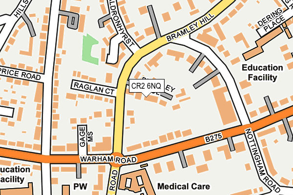 CR2 6NQ map - OS OpenMap – Local (Ordnance Survey)