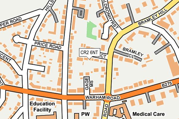 CR2 6NT map - OS OpenMap – Local (Ordnance Survey)