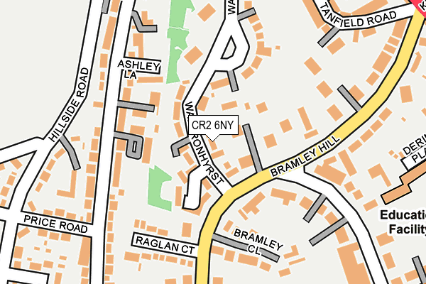 CR2 6NY map - OS OpenMap – Local (Ordnance Survey)