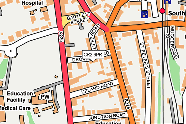 CR2 6PR map - OS OpenMap – Local (Ordnance Survey)