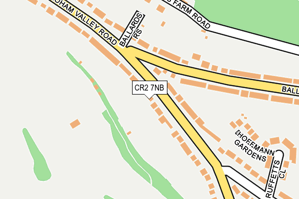CR2 7NB map - OS OpenMap – Local (Ordnance Survey)