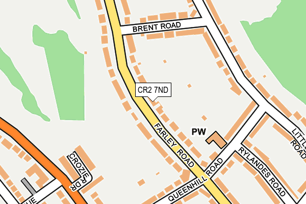 CR2 7ND map - OS OpenMap – Local (Ordnance Survey)