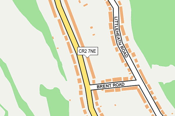 CR2 7NE map - OS OpenMap – Local (Ordnance Survey)
