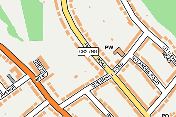 CR2 7NG map - OS OpenMap – Local (Ordnance Survey)