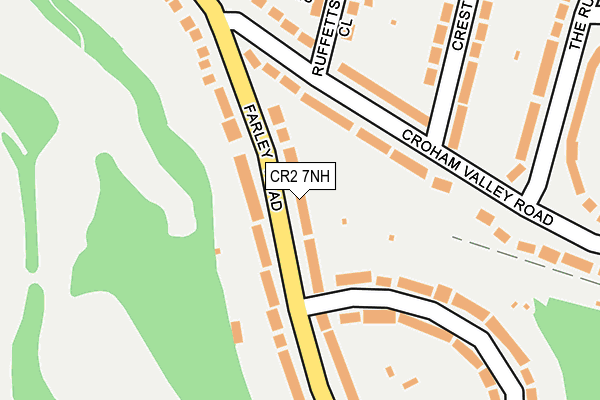 CR2 7NH map - OS OpenMap – Local (Ordnance Survey)