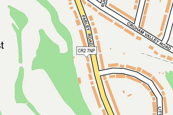 CR2 7NP map - OS OpenMap – Local (Ordnance Survey)