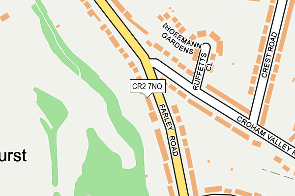 CR2 7NQ map - OS OpenMap – Local (Ordnance Survey)