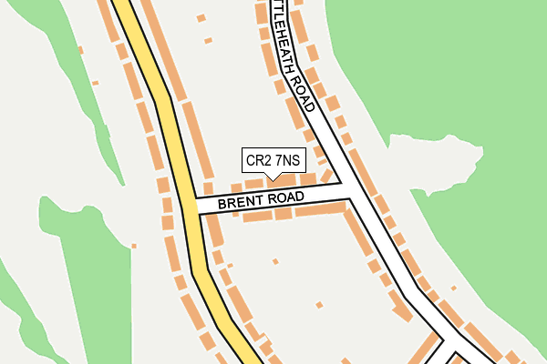CR2 7NS map - OS OpenMap – Local (Ordnance Survey)