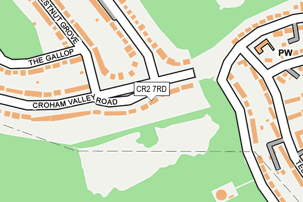 CR2 7RD map - OS OpenMap – Local (Ordnance Survey)