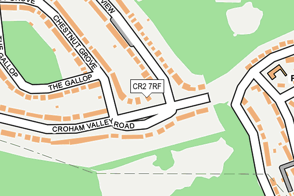 CR2 7RF map - OS OpenMap – Local (Ordnance Survey)