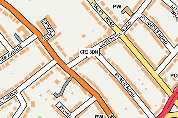 CR2 8DN map - OS OpenMap – Local (Ordnance Survey)