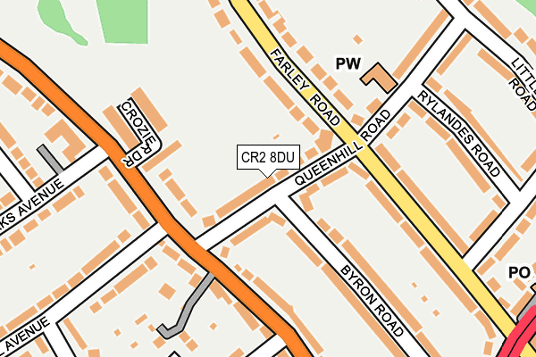 CR2 8DU map - OS OpenMap – Local (Ordnance Survey)