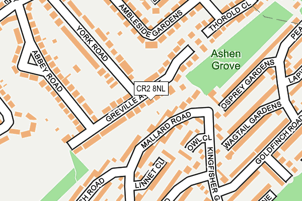 CR2 8NL map - OS OpenMap – Local (Ordnance Survey)