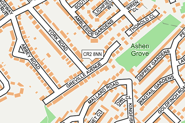 CR2 8NN map - OS OpenMap – Local (Ordnance Survey)