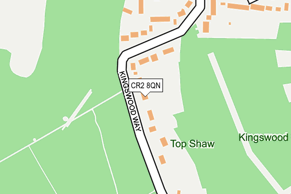 CR2 8QN map - OS OpenMap – Local (Ordnance Survey)