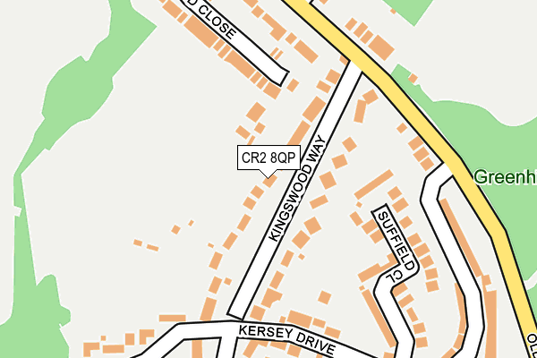 CR2 8QP map - OS OpenMap – Local (Ordnance Survey)