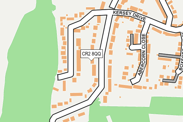 CR2 8QQ map - OS OpenMap – Local (Ordnance Survey)