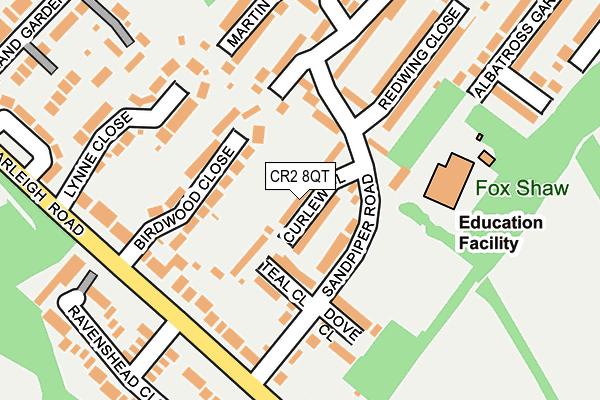 CR2 8QT map - OS OpenMap – Local (Ordnance Survey)